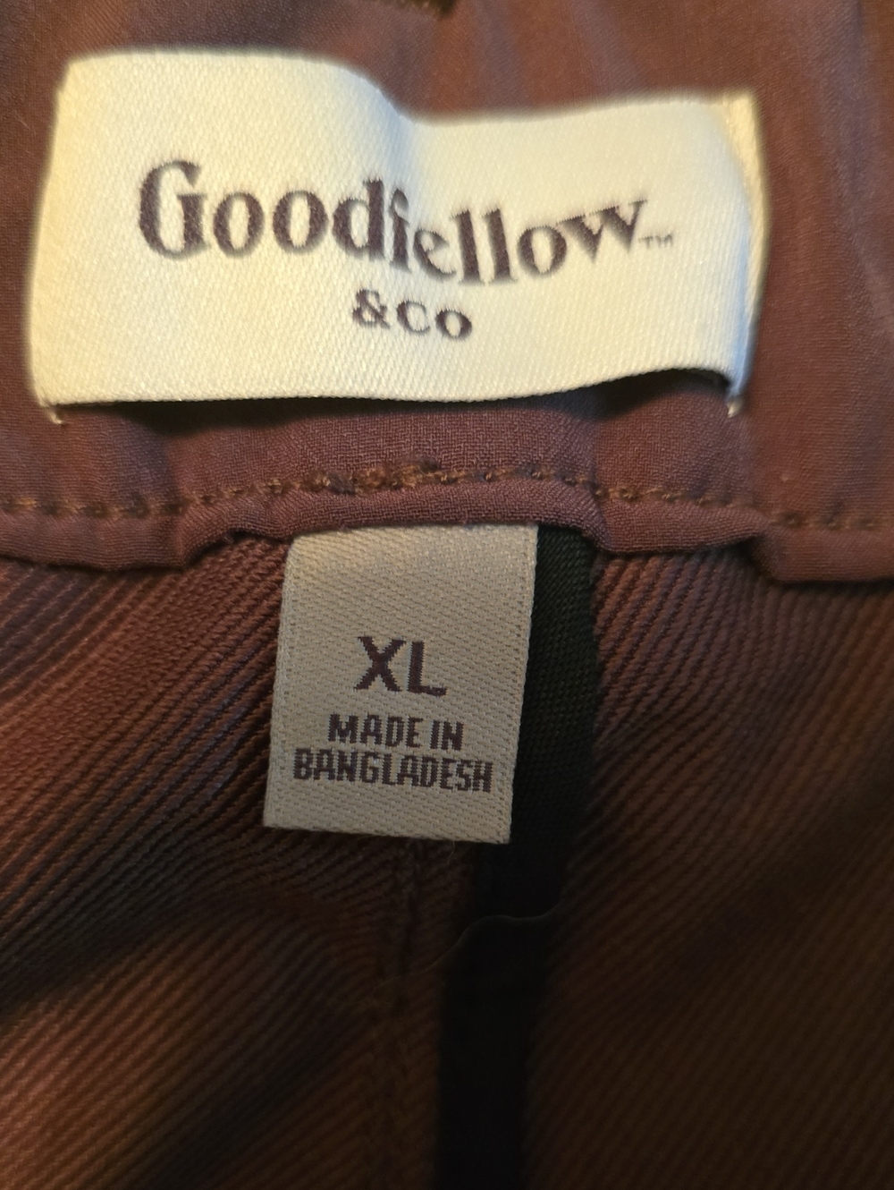 New Goodfellow Men's XL Tech Trouser Moisture Wicking Quick Dry 4-way Stretch - Picture 5 of 10